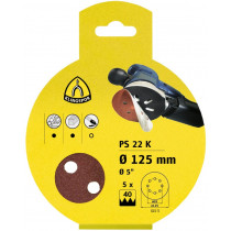 Klingspor schuurschijf met klittenband 125mm K60 (5st)