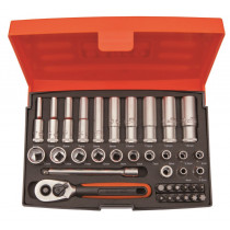 Bahco doppen en bitset 1/4 inch lang 38dlg