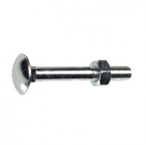 Hoenderdaal Slotbout verzinkt 4.6 M6x65 mm met moer (doos a 200st) Din603/555