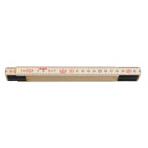 Sola duimstok hout met veer 2mtr (10dlg)