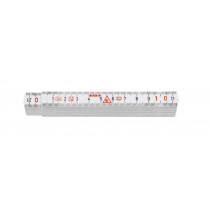 Sola vouwduimstok 10 dlg 1mtr wit