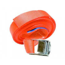 Spanband 25mm oranje 3M+klem  250 kg