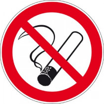 Sticker- Verboden te roken, 100 mm
