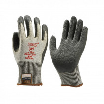 Handschoen snijlevel 5 zwarte latex coating mt 10