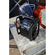 Perfectpro bouwradio Teamplayer 2  zwart incl. batterijen
