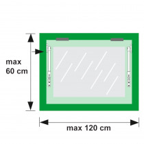 Axa tele-uitzetter 30 bu-dr. rvs/zwart 30cm 28250081E