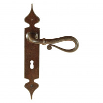 Utensil Legno deurkr. op schild 260x40 blind, gatdeel ls