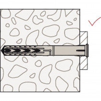 Fischer kozijn/constructieplug SXR 10x80 Torx TX40 (50 st)