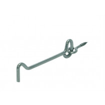 Windhaak rvs/A2 met schroefoog 160mm (25 st)