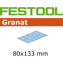 Festool schuurpapier Granat 80x133mm K100 (100st)